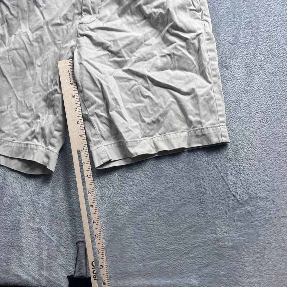 Faherty All Day Shorts Mens 31 Light Khaki Tan Flat Front Casual Chino 8in‎